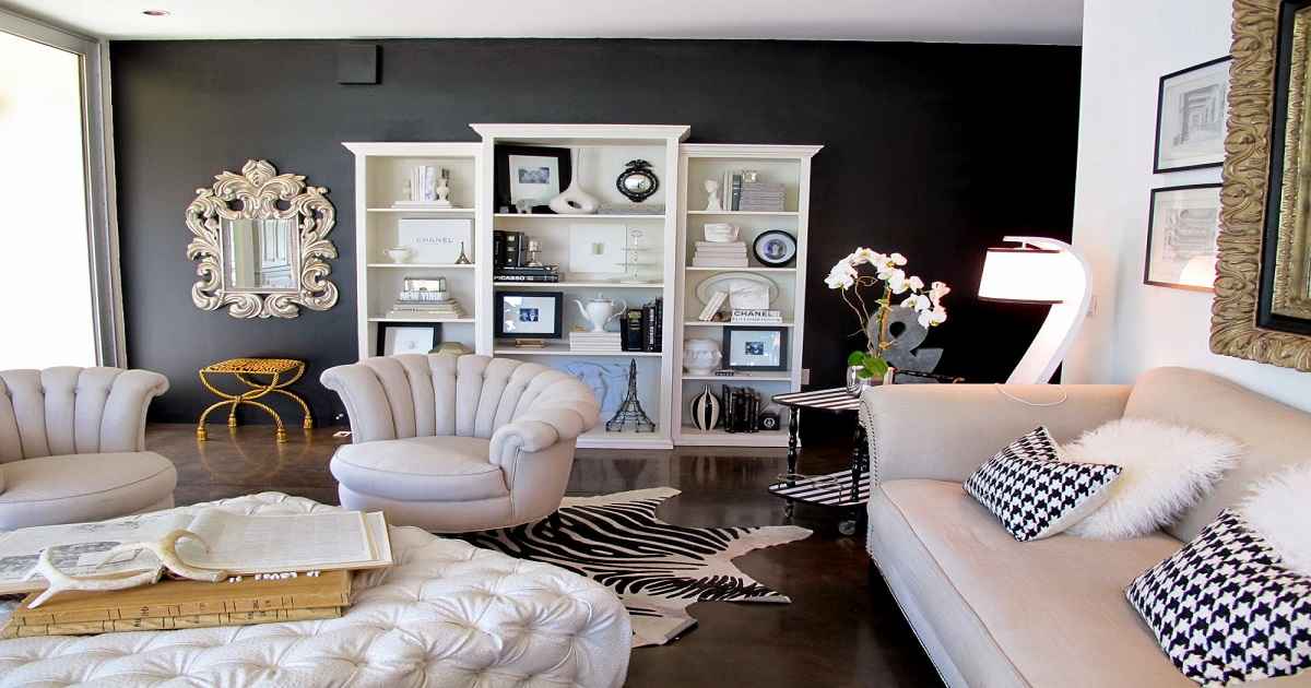 what color walls go with white furniture