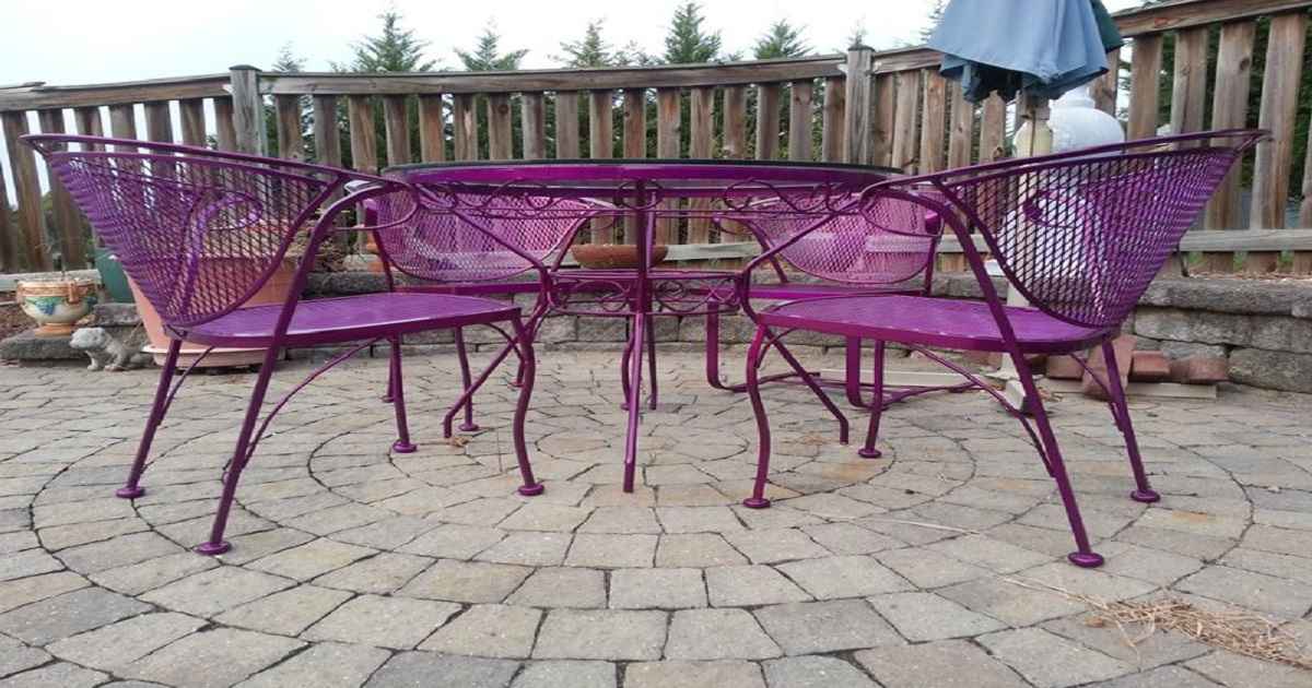 how to repair powder coated aluminum patio furniture