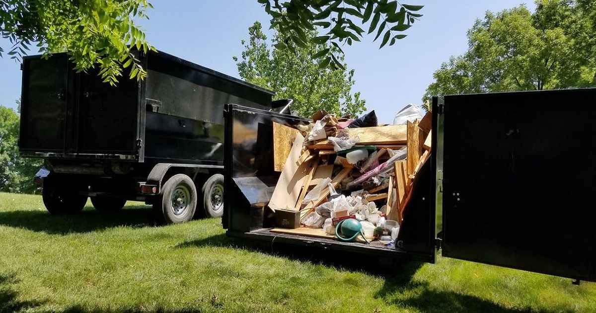 can u throw away furniture in apartment dumpster