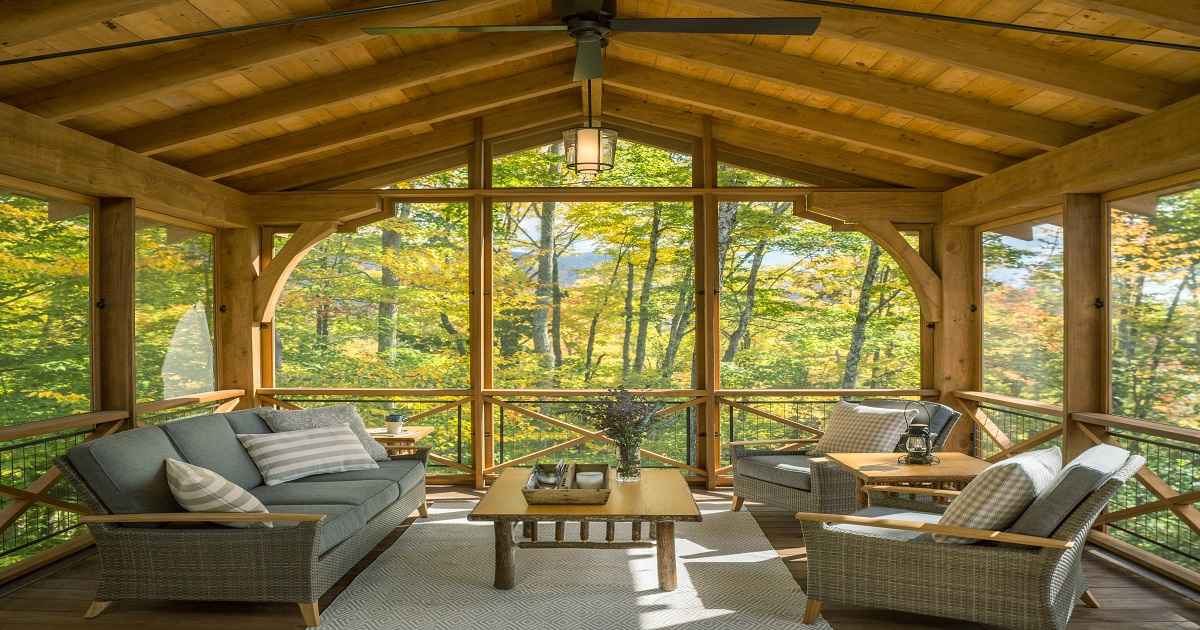 can you put regular furniture in 3 season porch