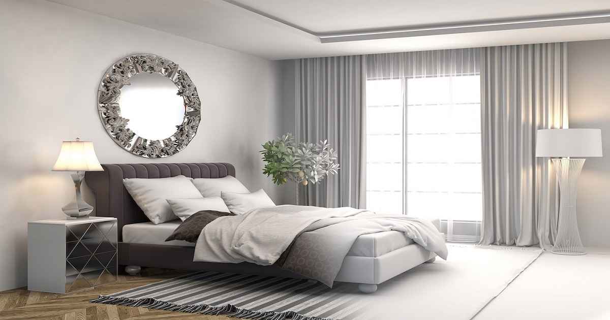 what color furniture goes with grey headboard