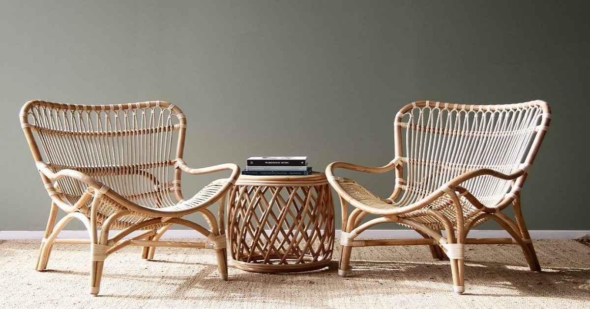 how to lighten rattan furniture