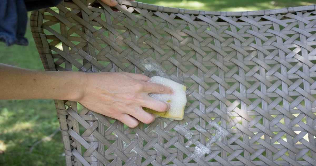 how to repair resin wicker furniture