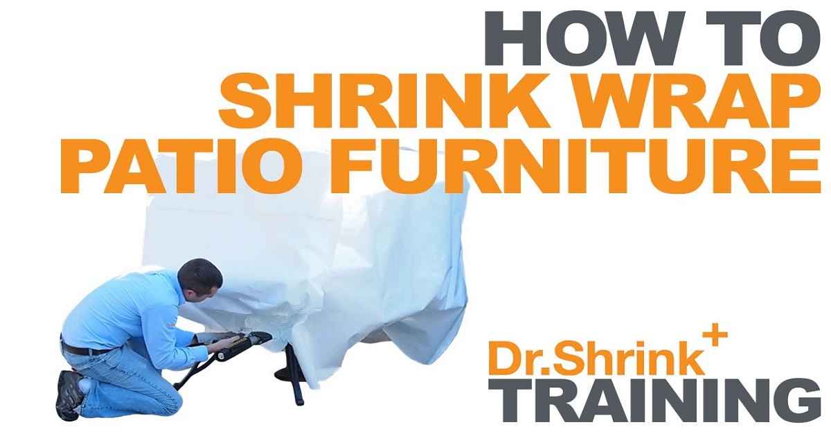 how to shrink wrap patio furniture