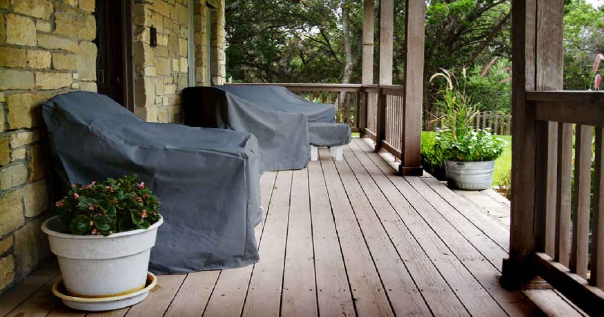 how to store outdoor furniture covers