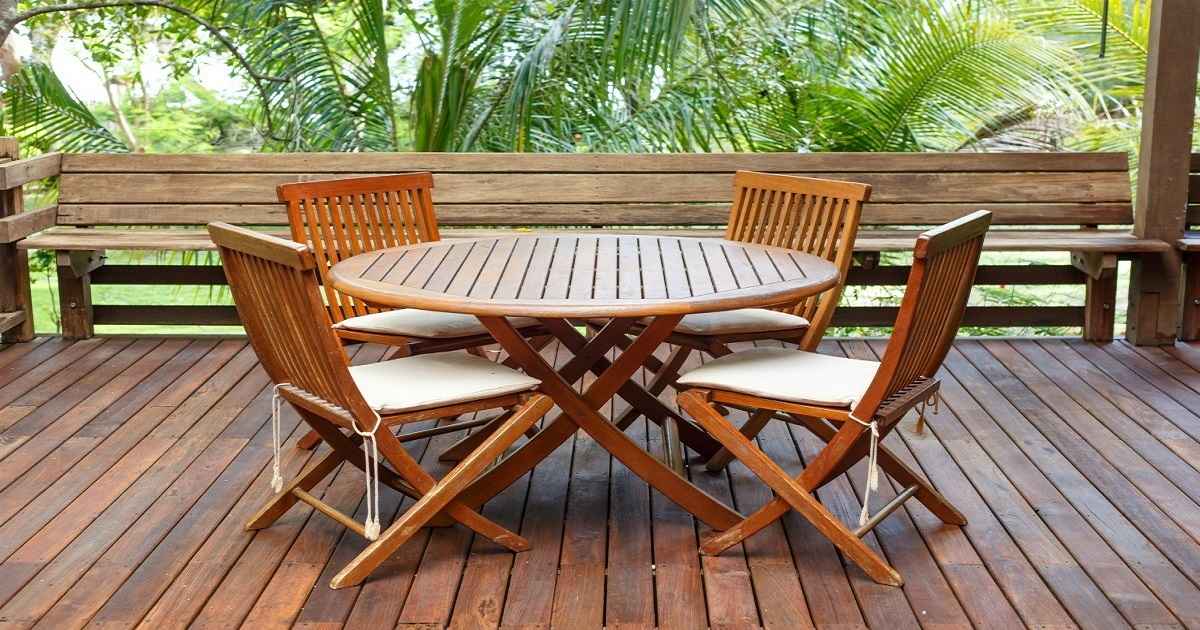 can you paint teak outdoor furniture