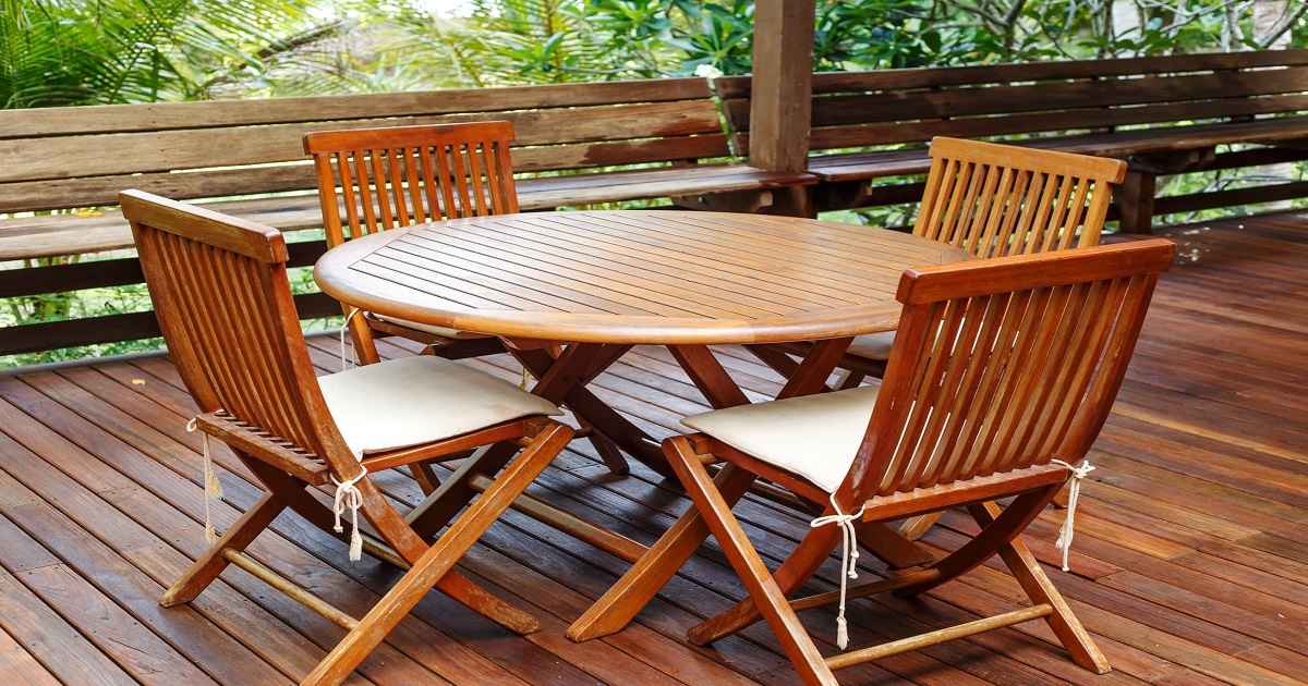 can you paint teak outdoor furniture