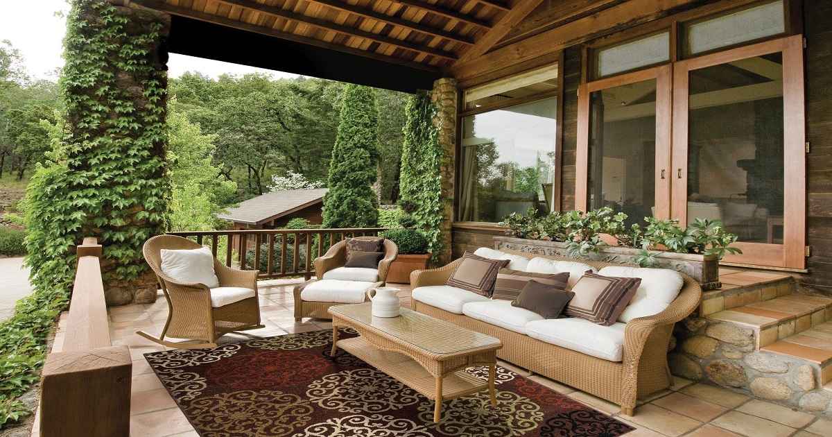 can you use patio furniture indoors