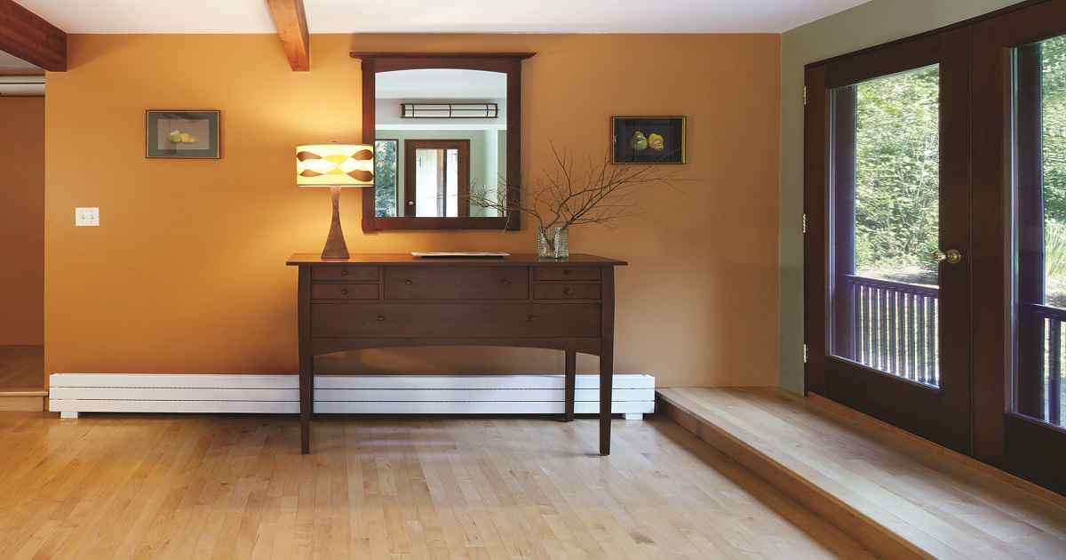 how far should furniture be from baseboard heaters